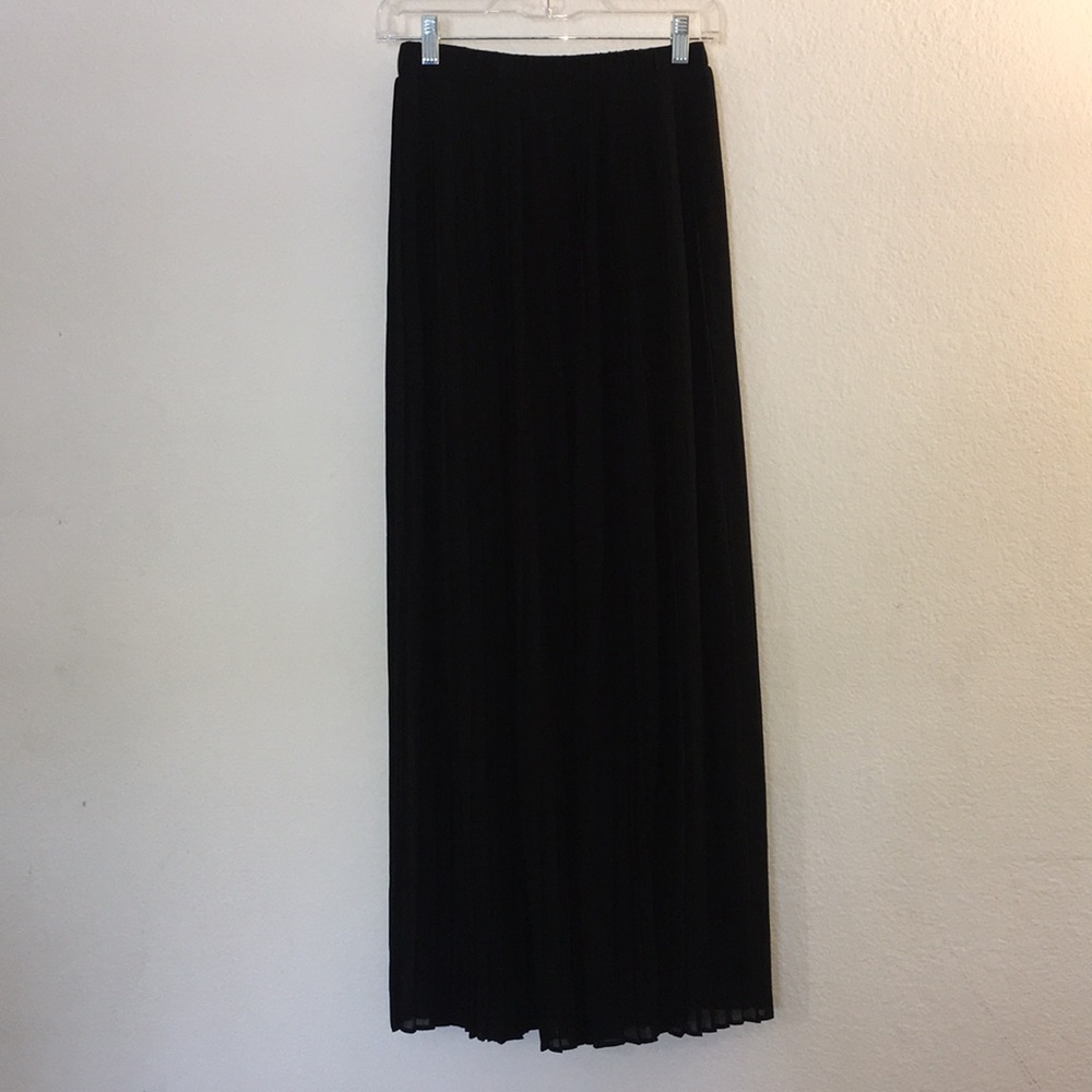 NWT Accordion Pleat Maxi Skirt